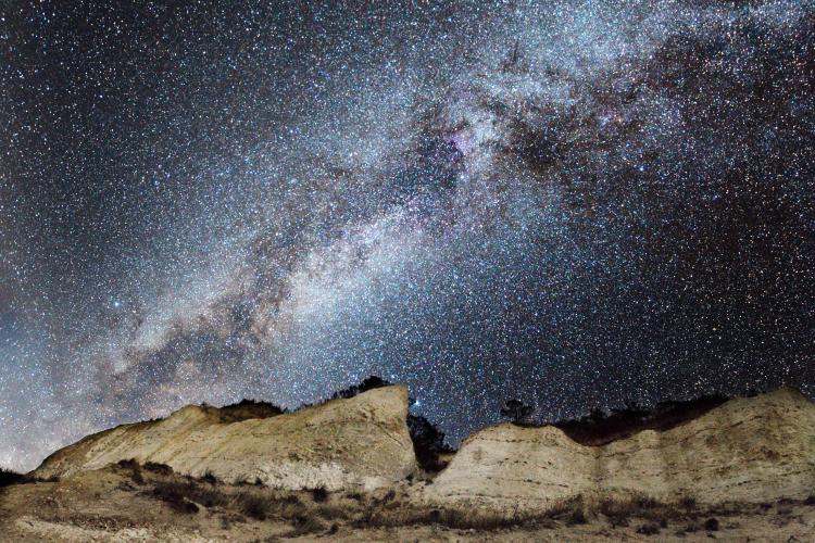 Møns Klint and the Milky Way